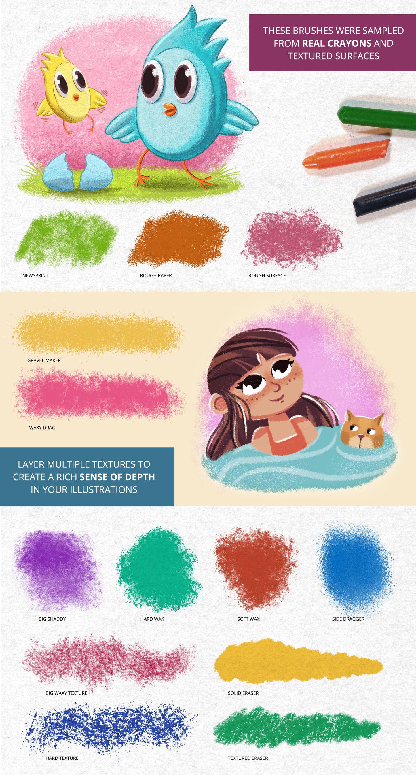 Ultimate Brush Toolbox – Crayon Brushes