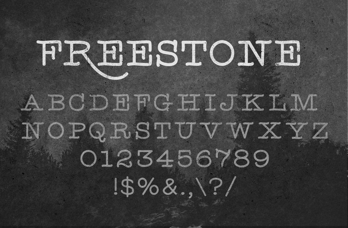 Freestone – Handmade Font