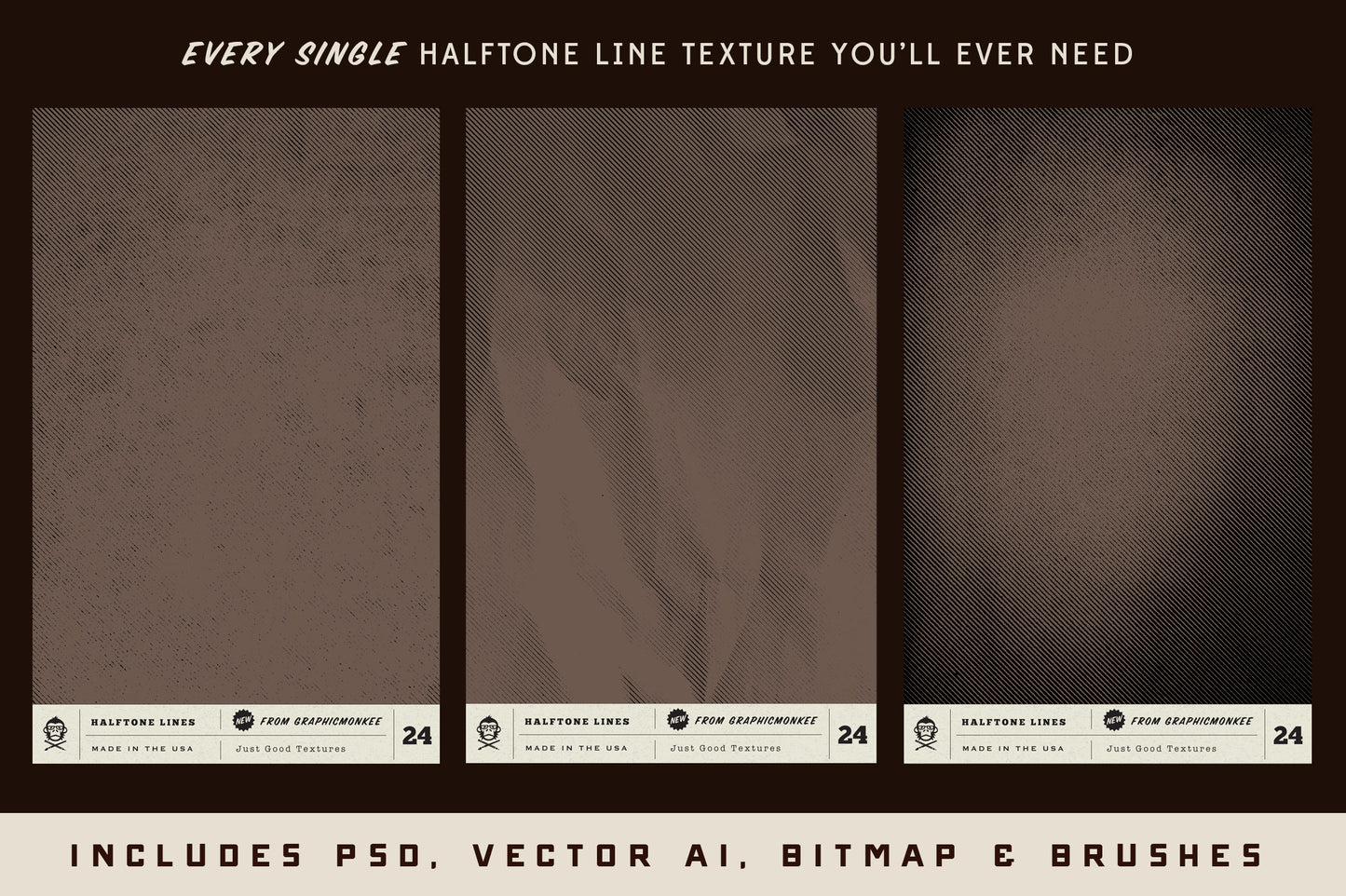 Just Good Textures – Halftone Lines