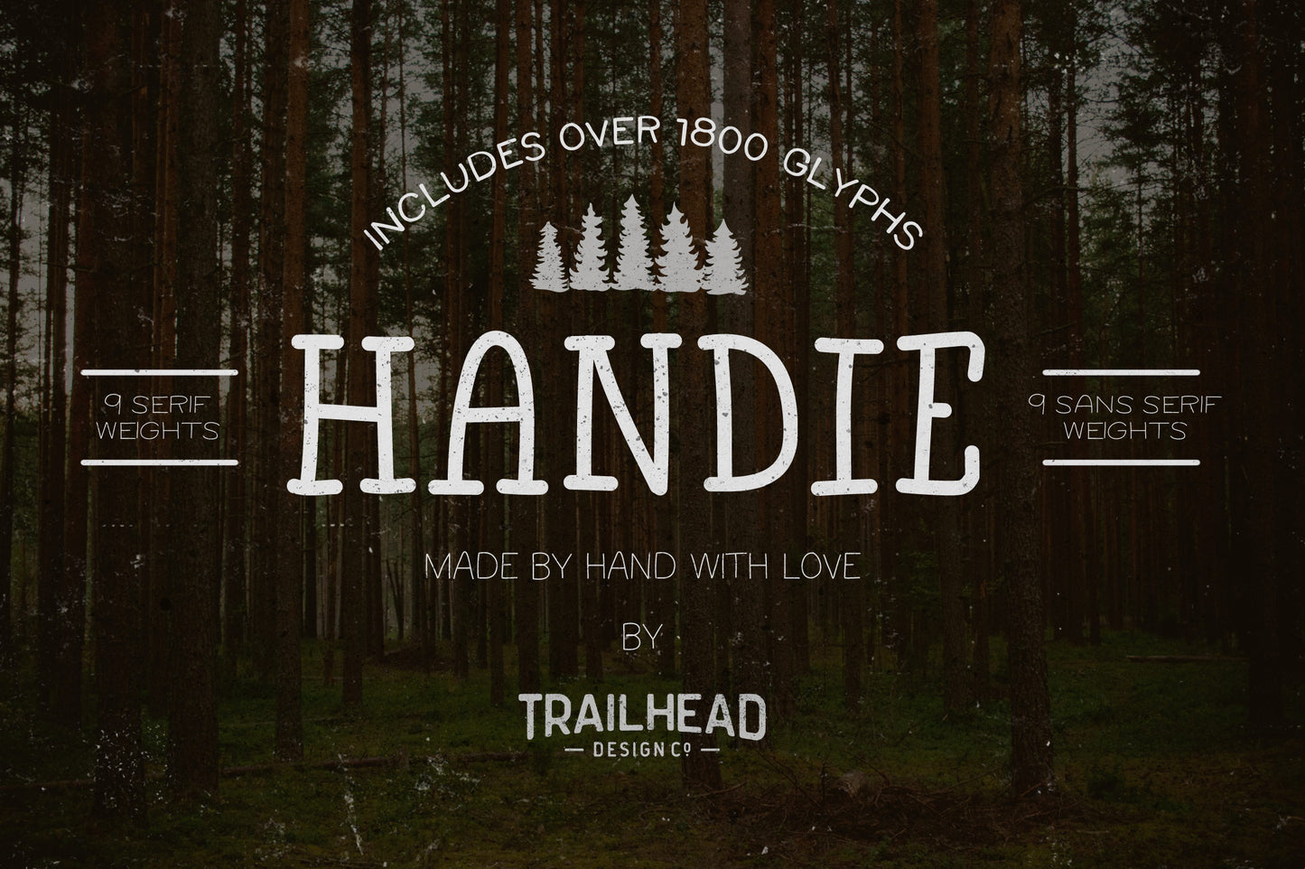 Handie Fonts – Over 1800 Glyphs