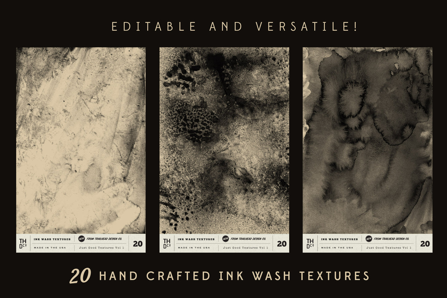 Just Good Textures – Ink Washes