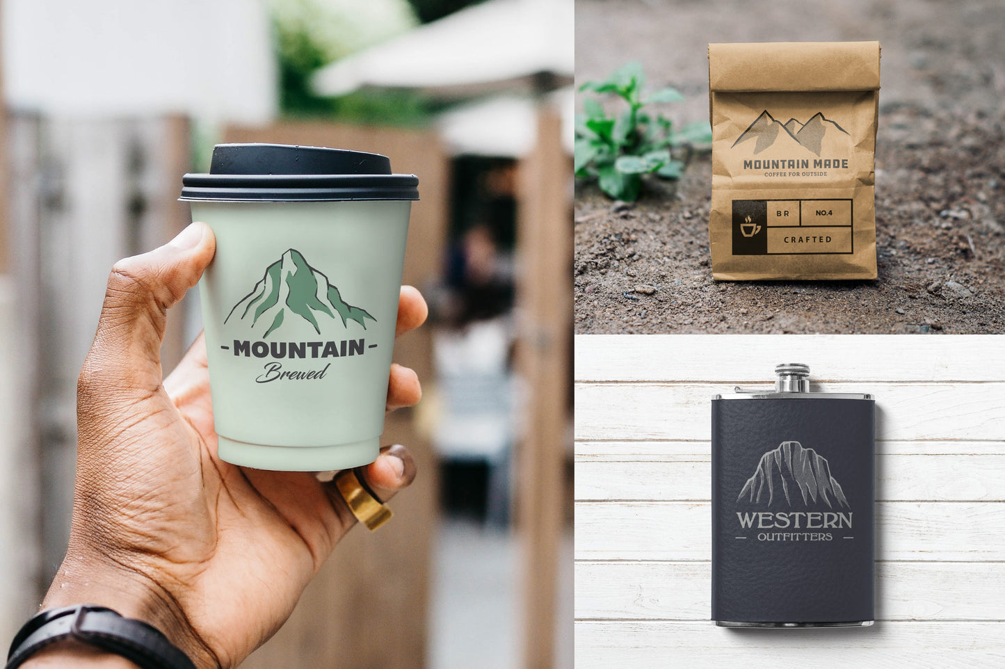 Minimal Mountain Logo Templates