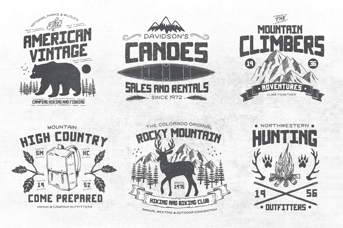 North Western Font + Vectors Vol 1