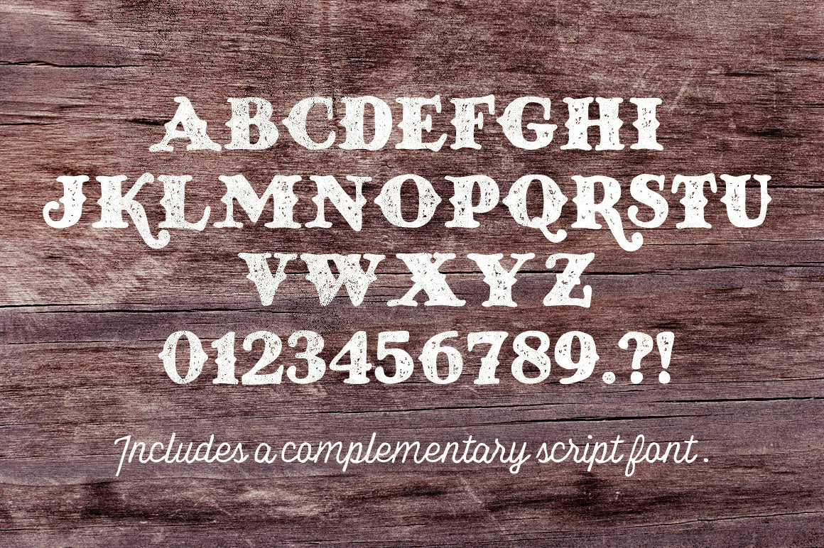 North Western Font + Vectors Vol 2