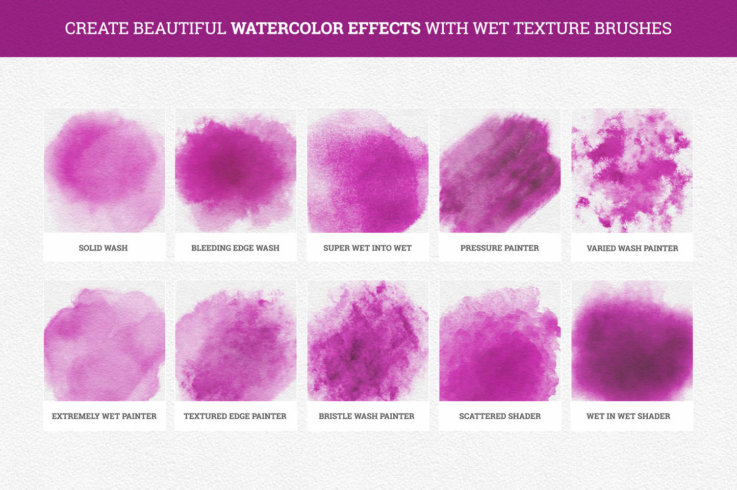 Master Watercolor Brushes