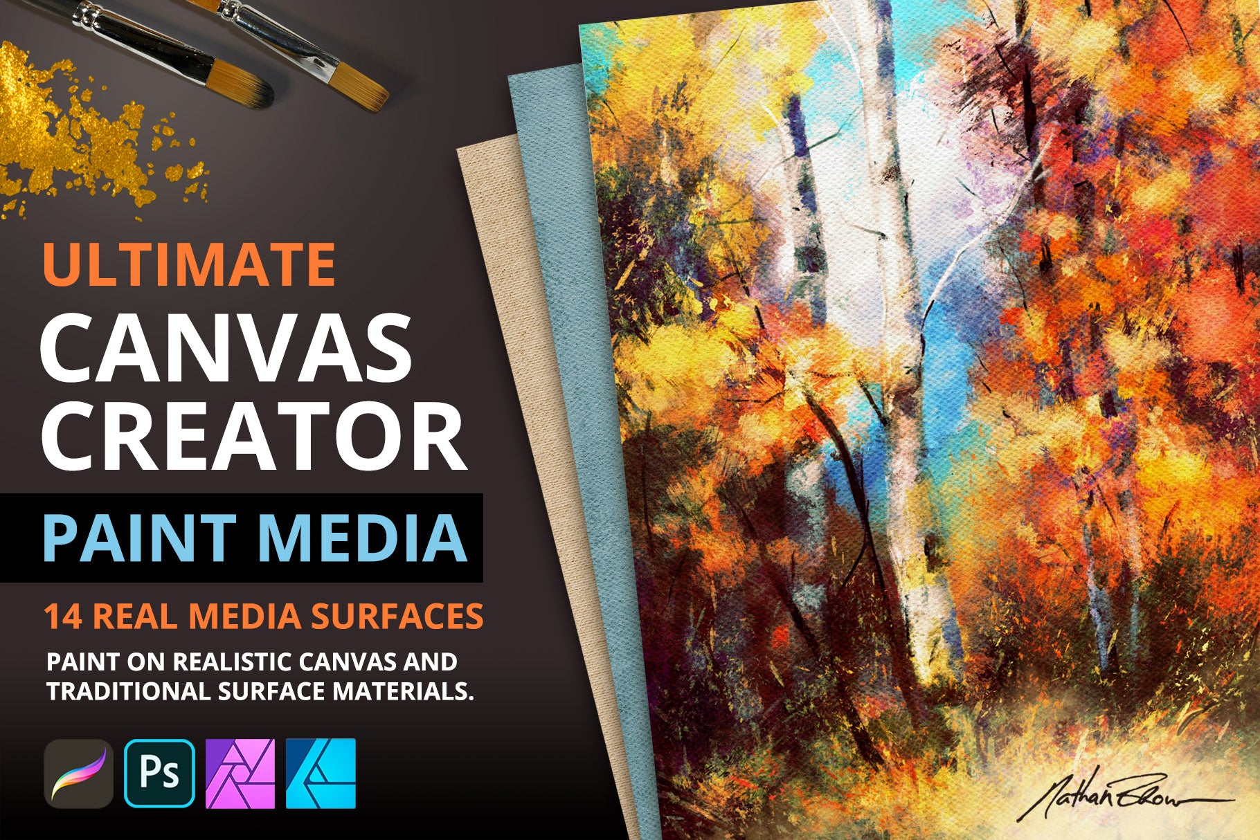 The Ultimate Canvas Creator – Paint Media – Nathan Brown Art