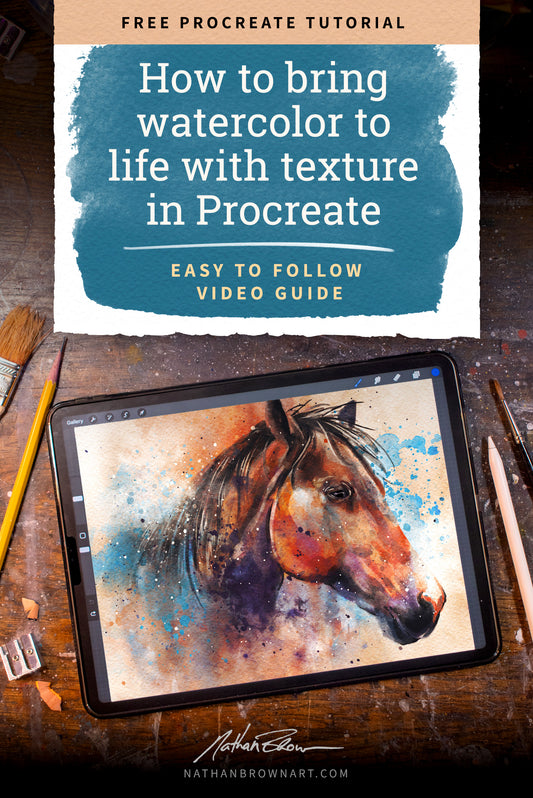 How to Bring Watercolor to Life with Texture in Procreate