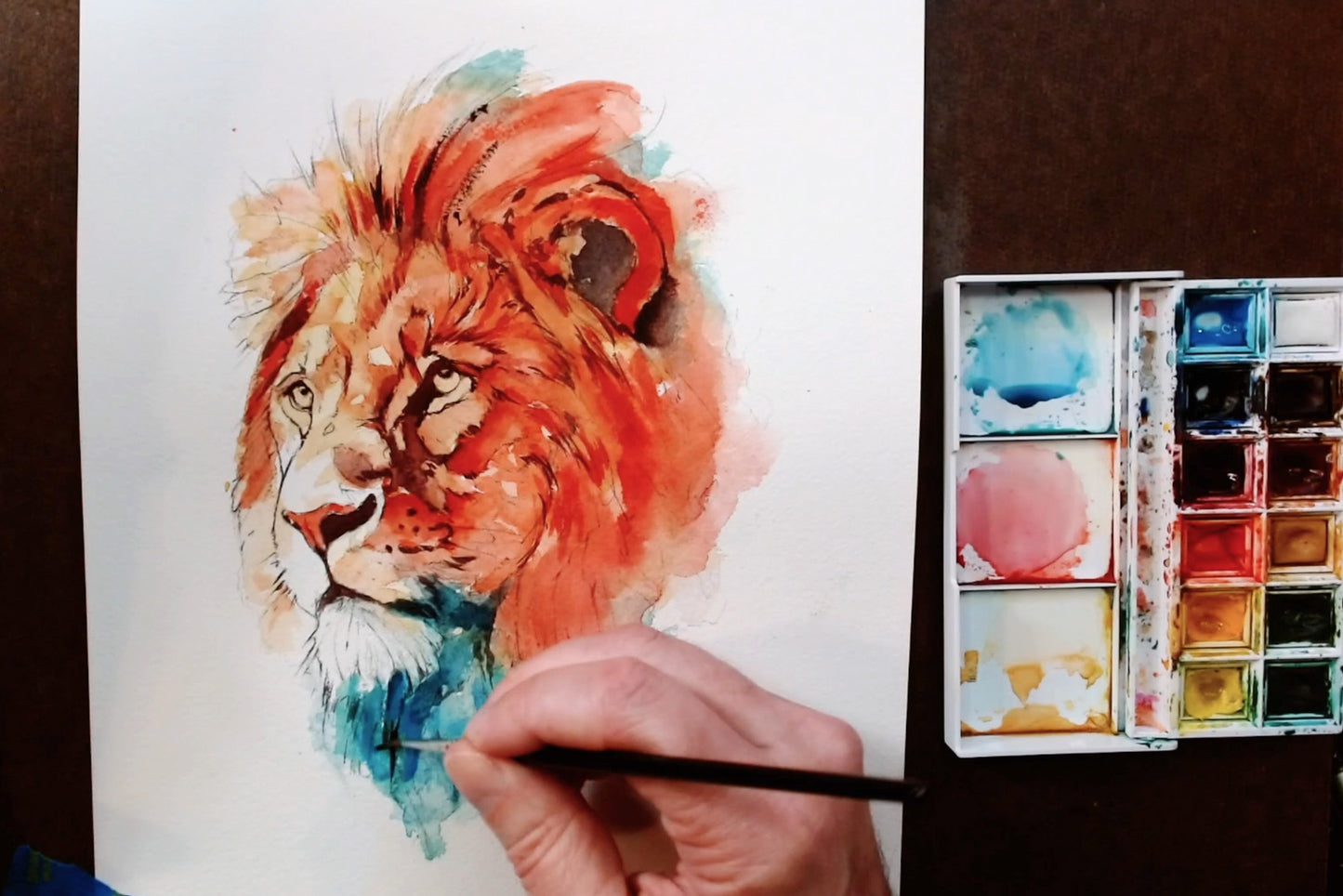 Traditional & Digital Watercolor—A Complete Process Tutorial