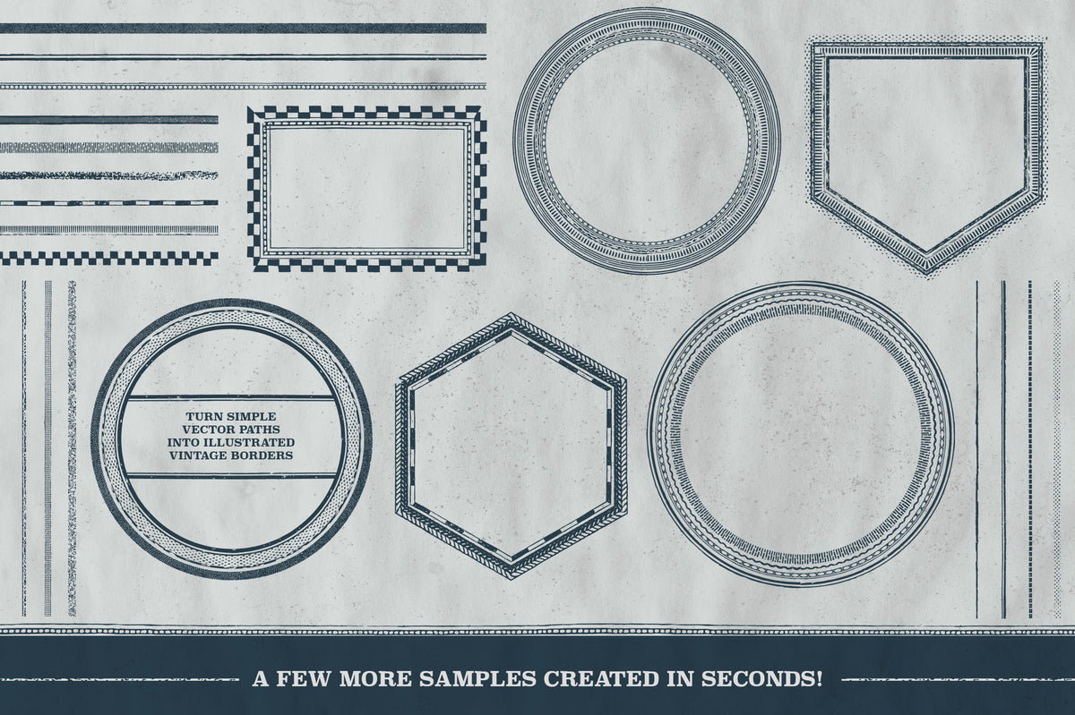 Simple Browborder Simple Vintage Border Design
