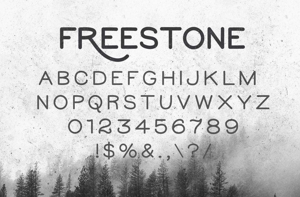 Freestone – Handmade Font