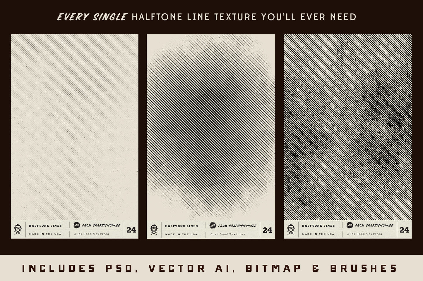 Just Good Textures – Halftone Lines