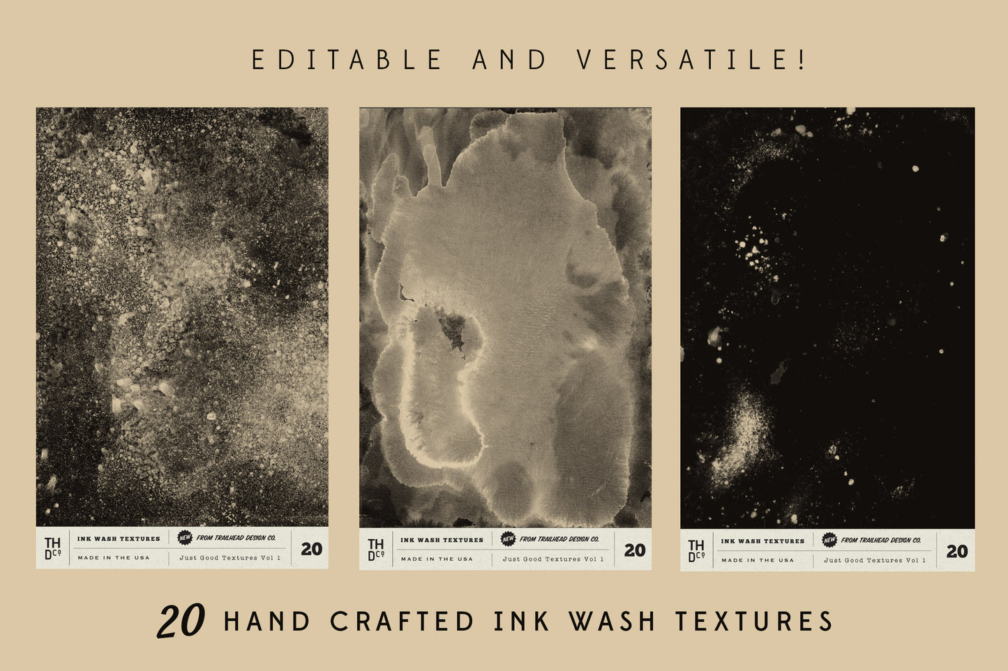 Just Good Textures – Ink Washes