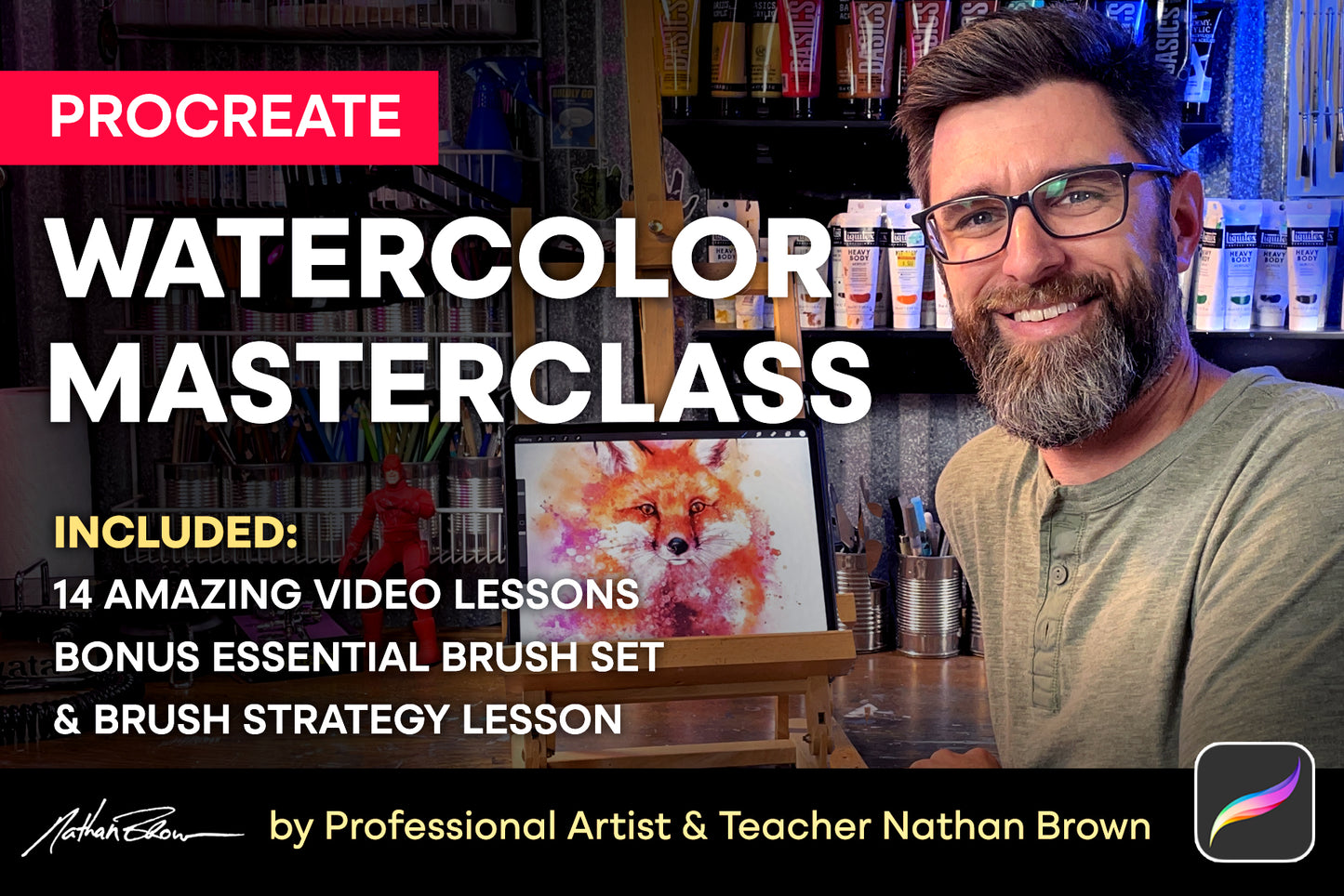 Procreate Watercolor Masterclass