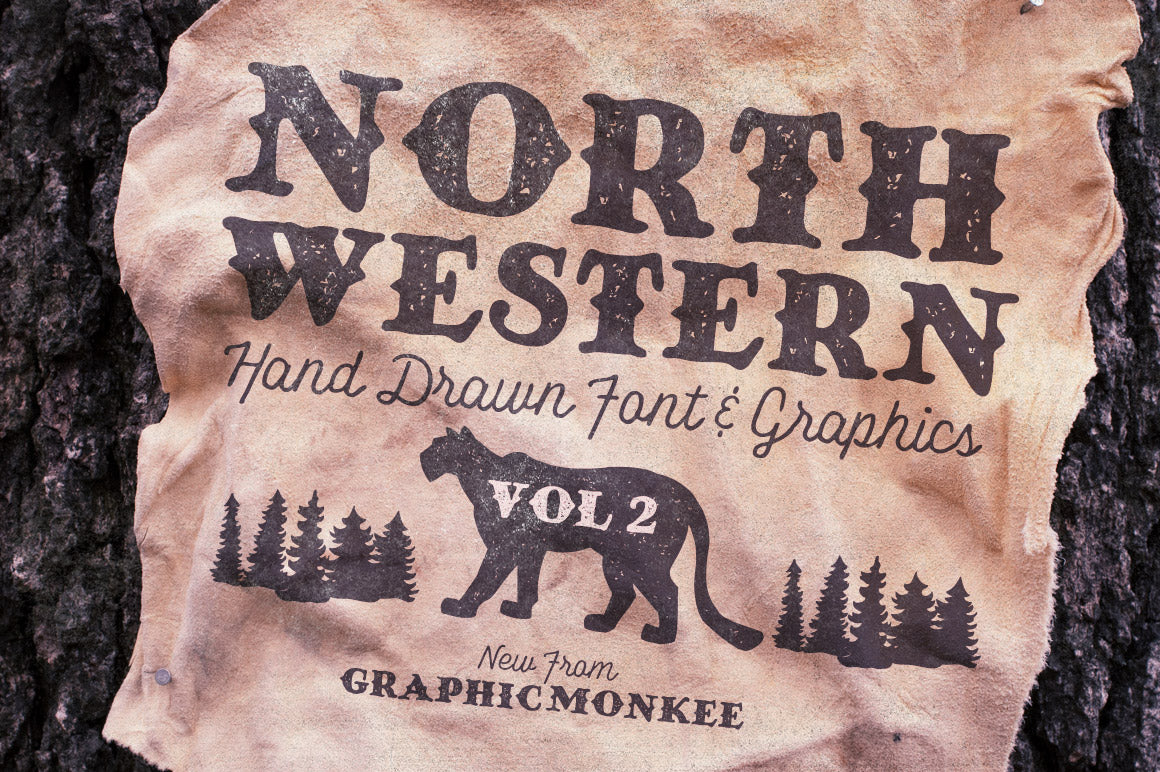 North Western Font + Vectors Vol 2