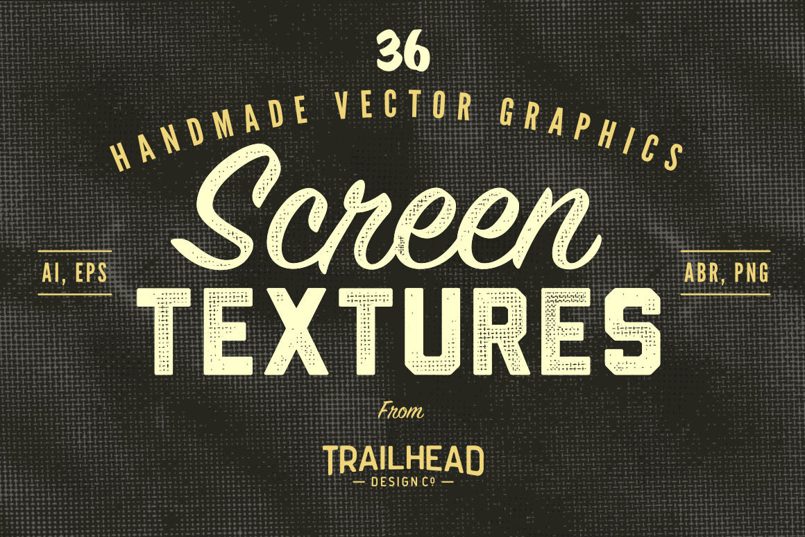 Thirty-Six Vector Screen Textures