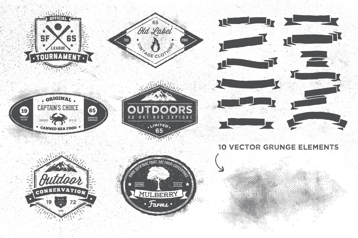 Distressed Vintage Logo Maker