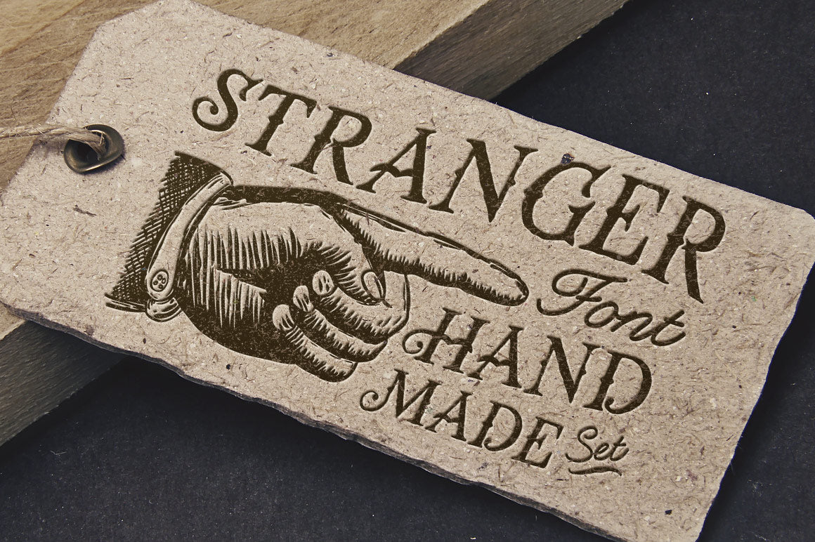 Stranger Font Pack & Vector Graphics