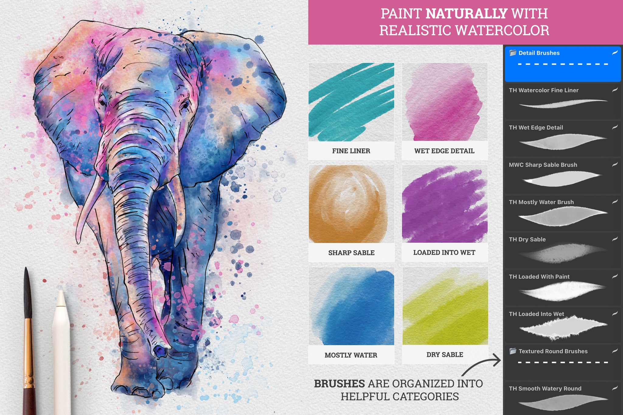 Master Watercolor Brushes Nathan Brown Art