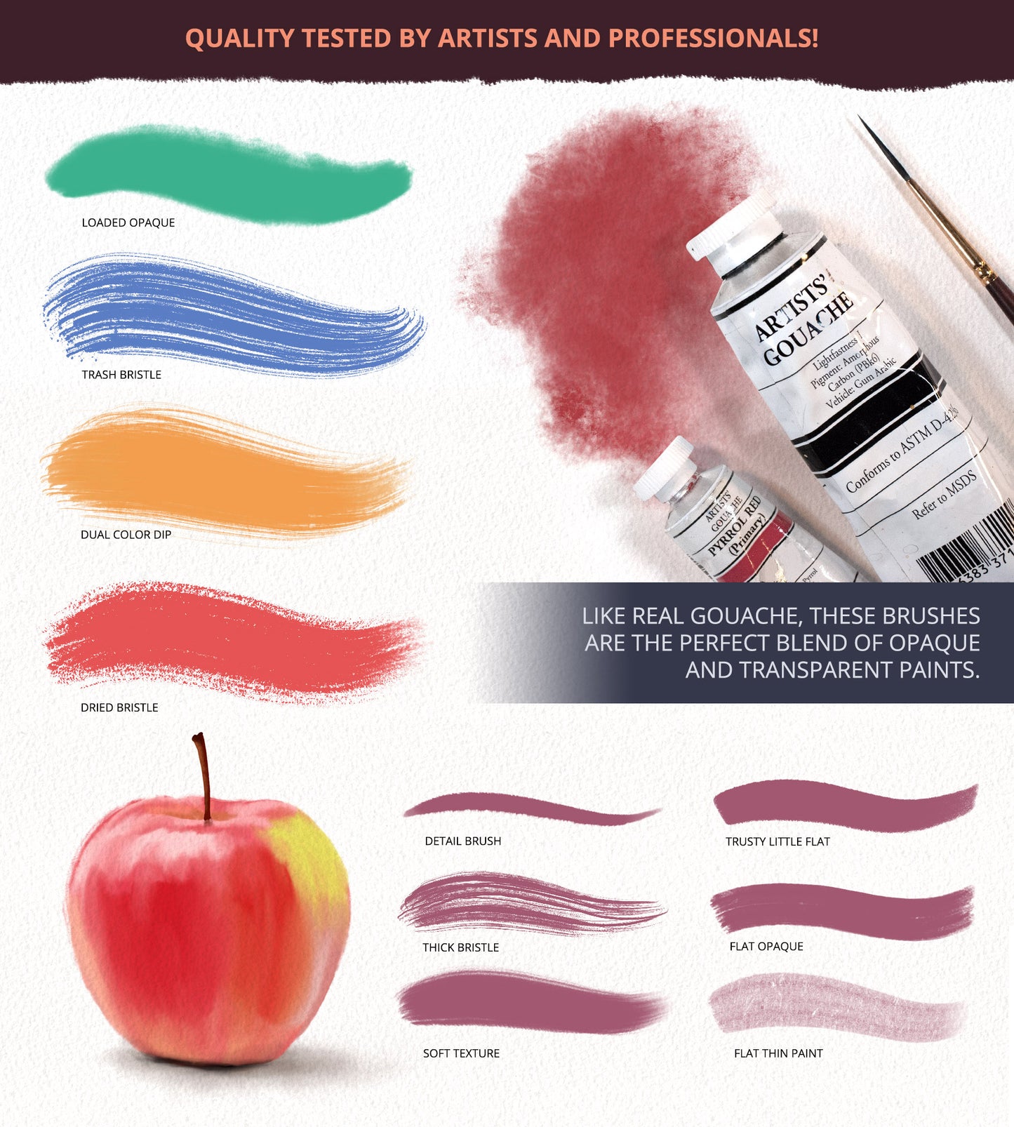 Ultimate Brush Toolbox – Gouache Brushes