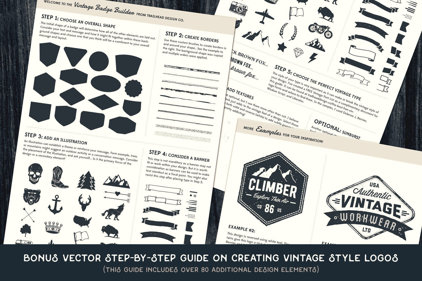 Easy Vintage Logo Creation Kit